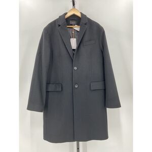 Quince Men's Italian Wool Overcoat Black XL